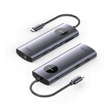 docking station vention tgvhb usb-c 9in1 60hz 100w 0.15m 9porte