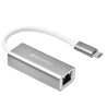 adattatore usb silverstone 10cm argento/bianco [40185]