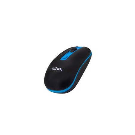 mouse nilox wireless 1600 dpi nero/blu [nxmowi2003]