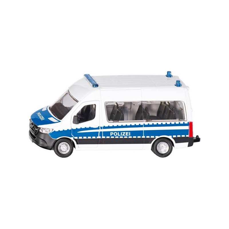 mercedes benz sprinter siku super federal police 1.50 124x47x55mm