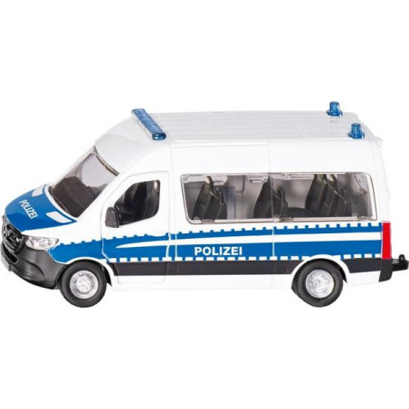 mercedes benz sprinter siku super federal police 1.50 124x47x55mm
