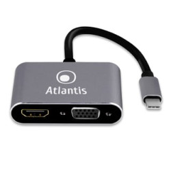 hub usb atlantis land a04-tc_hd+v+pd usb3.2 gen 1 (3.1 gen 1)