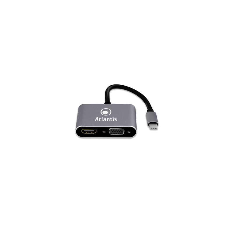 hub usb atlantis land a04-tc_hd+v+pd usb3.2 gen 1 (3.1 gen 1)