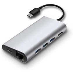 docking station usb nilox usb-3.1 tipo- c/sd/rj45/dp/hdm