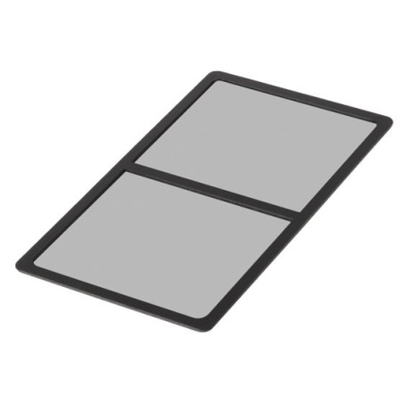 filtro ventola silvstone antipolvere 140mmx2 nero [sst-ff145b]