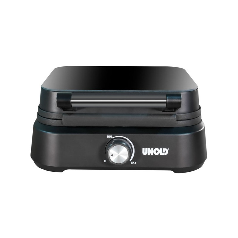 piastra per waffle unold brussels doppia1500w nero [48275]
