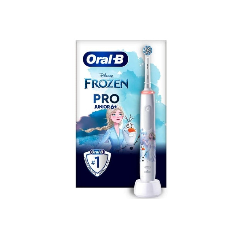spazzolino elettrico oral-b pro junior frozen bianco