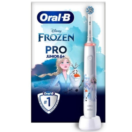 spazzolino elettrico oral-b pro junior frozen bianco