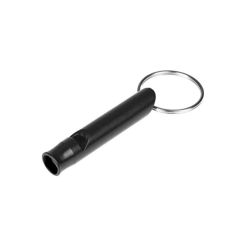 fischietto di sicurezza guard whistle in alluminio nero [yc-010-bl]