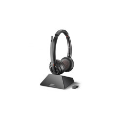 cuffie hp poly savi 8220 d2 wireless/bluetooth per ufficio con microfono