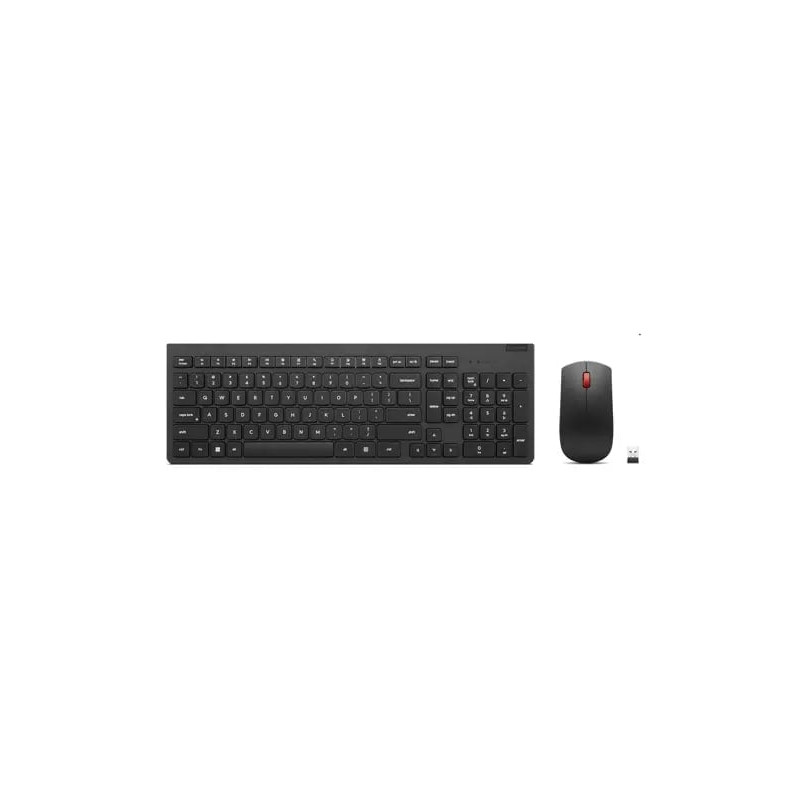 tastiera lenovo con mouse wireless ottico 1600dpi nero [4x31n50728]