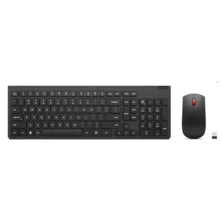 tastiera lenovo con mouse wireless ottico 1600dpi nero [4x31n50728]