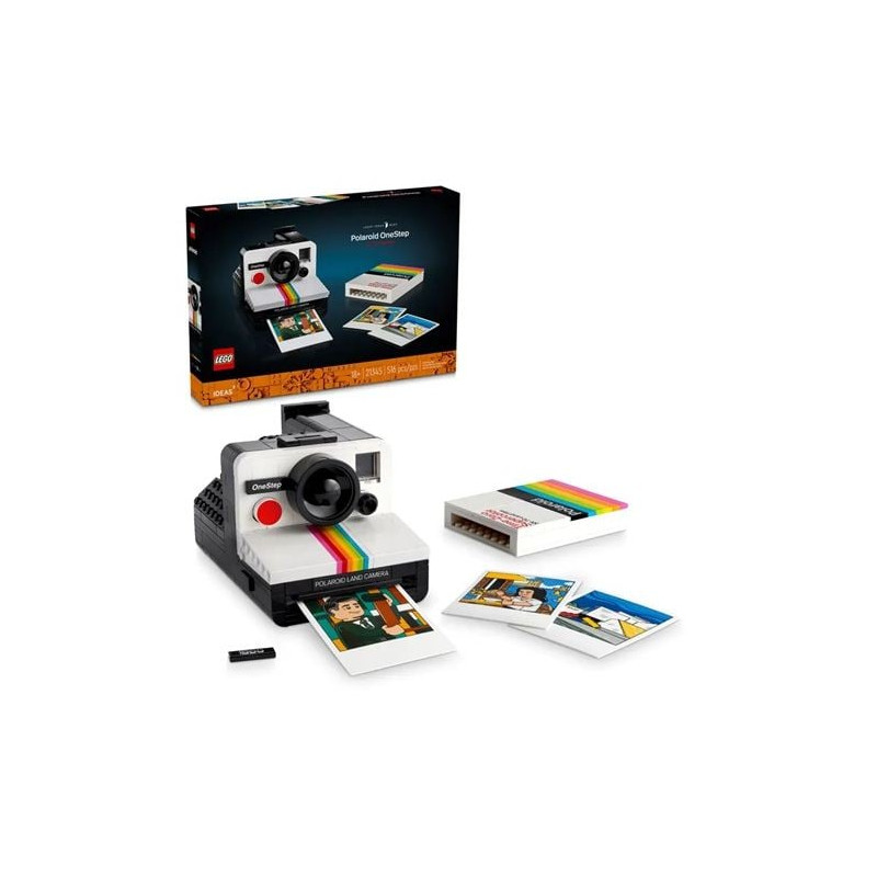 set da costruzione lego ideas 21345 fotocamera polaroid onestep sx-70