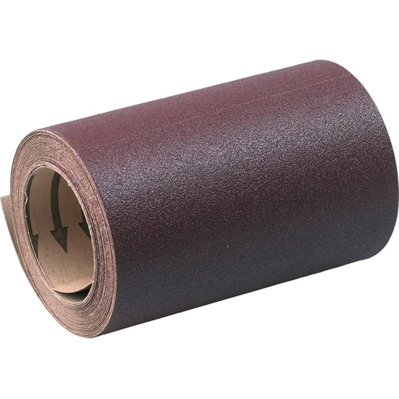 rotolo di carta vetrata makita p-38152 120mmx5m k180 rosso [p-38152]
