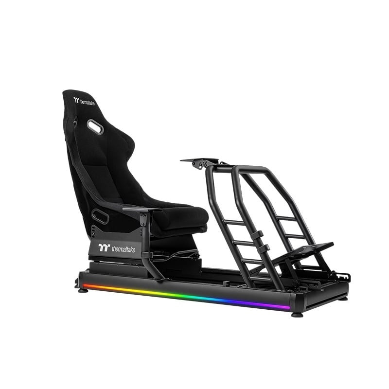 simulatore di volo thermaltake gr500 racing da corsa nero [gsc-r50-cpasbb-01]