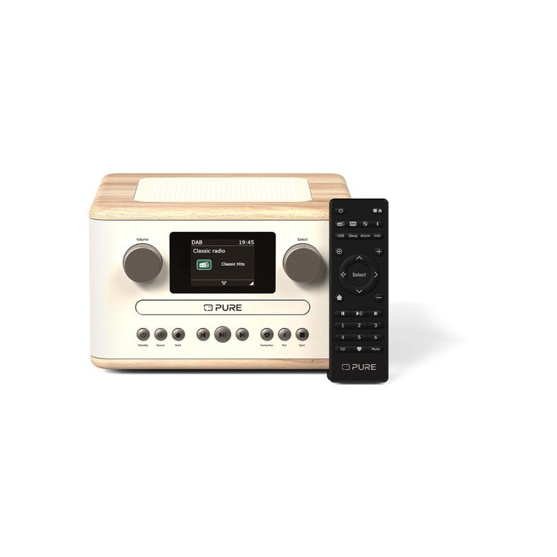 radio pure classic c-d4 bluetooth/dab+/fm bianco