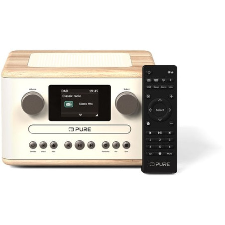 radio pure classic c-d4 bluetooth/dab+/fm bianco
