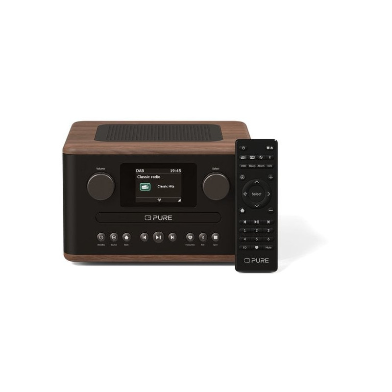 radio pure classic c-d4 bluetooth/dab+/fm marrone/nero