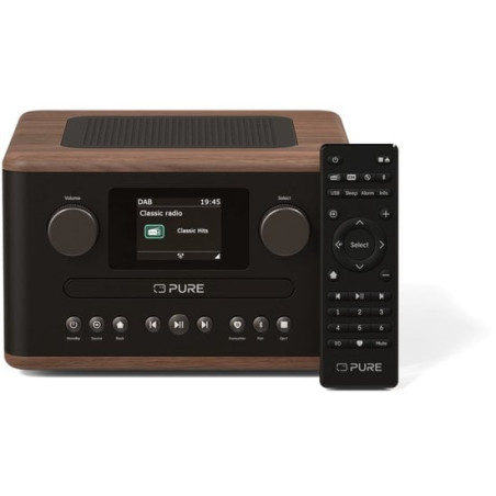 radio pure classic c-d4 bluetooth/dab+/fm marrone/nero