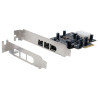 scheda pci exsys firewire 1394b ex-16601 a 3 porte [ex-16601]