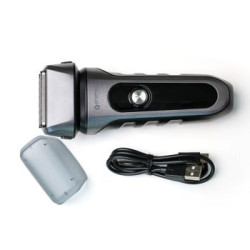 rasoio elettrico oromed oro-shaver nero/argento [oro-shaver]