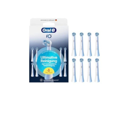 testine spazzolino oral-b io ultimate clean bianco 8pz