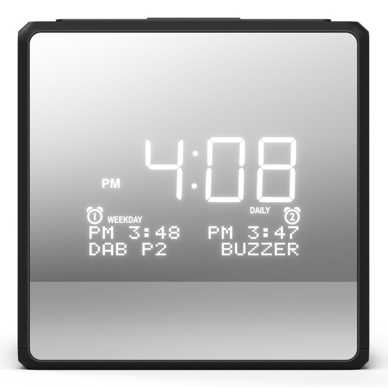 radiosveglia philips tar4600 digitale lcd dab+/fm nero