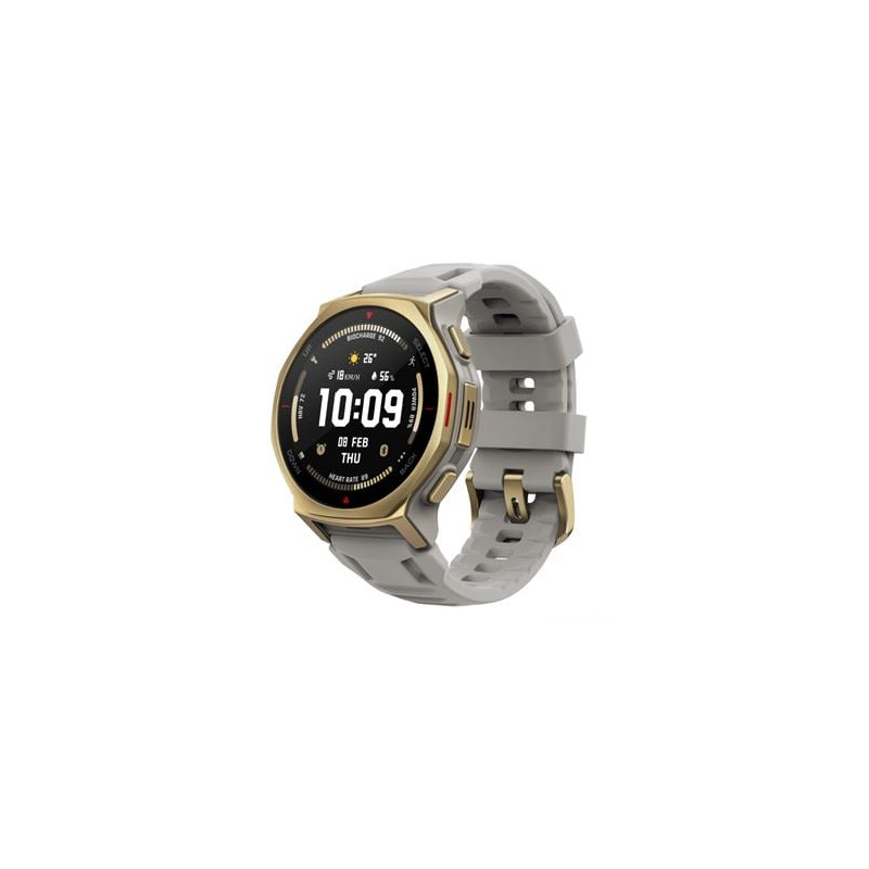 smartwatch amazfit t-rex 3 pro gps 44mm oro/grigio [w2548gl2n]