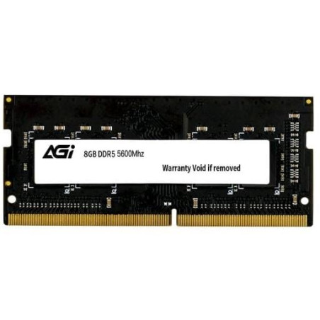 ram so-dimm ddr5 8gb agi 5600mhz cl46 nero [agi560008sd238]