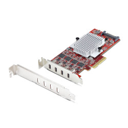 scheda di espansione startech.com p10q4c-usb-card-lp