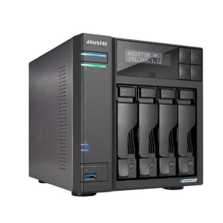 nas 4gb asustor lockerstor 4 as6704t gen2 4 bay 2ghz nero