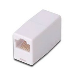 rj45 coupling 1-1 cat5e whiite [6959]