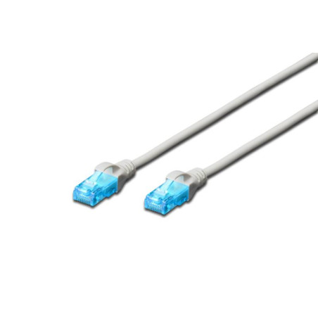 patchkabel digitus rj45 u/utp cat5e 25.00m grau hebelschutz [dk-1512-250]