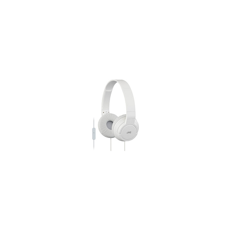 cuffie jvc ha-sr185-w-e - bianco - con microfono