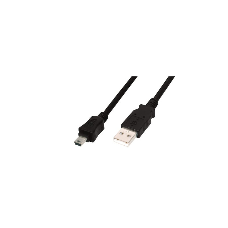cavo usb digitus usb 2.0 mini b 5 poli 1m [ak300130010s]
