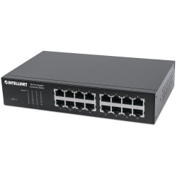 switch intellinet ethernet 16 porte gigabit da rack 19''