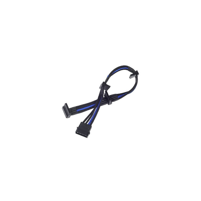 cavo silverstone 4-pol-molex su 4x sata kabel, 300mm -