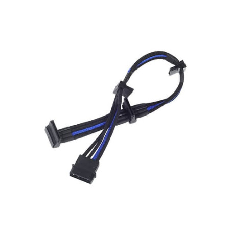 cavo silverstone 4-pol-molex su 4x sata kabel, 300mm -