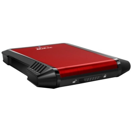box hard disk 2.5 adata ex500 xpg gaming nero/rosso [aex500u3-crd]