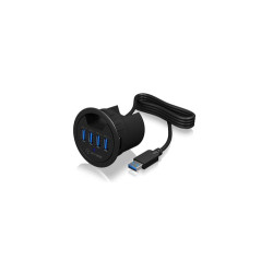 hub usb 4 porte icybox usb 3.0 ib-hub1403 da scrivania [ib-hub1403]