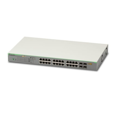 switch allied telesis 24 porte 10/100/1000tx poe+ [at-gs950/28ps]