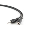 cavo audio gembird jack 3.5mm/3.5mm m/m 1.5m nero [cca-423]