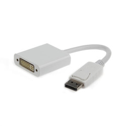 adattatore gembird displayport a dvi m/f bianco [a-dpm-dvif-002-w]