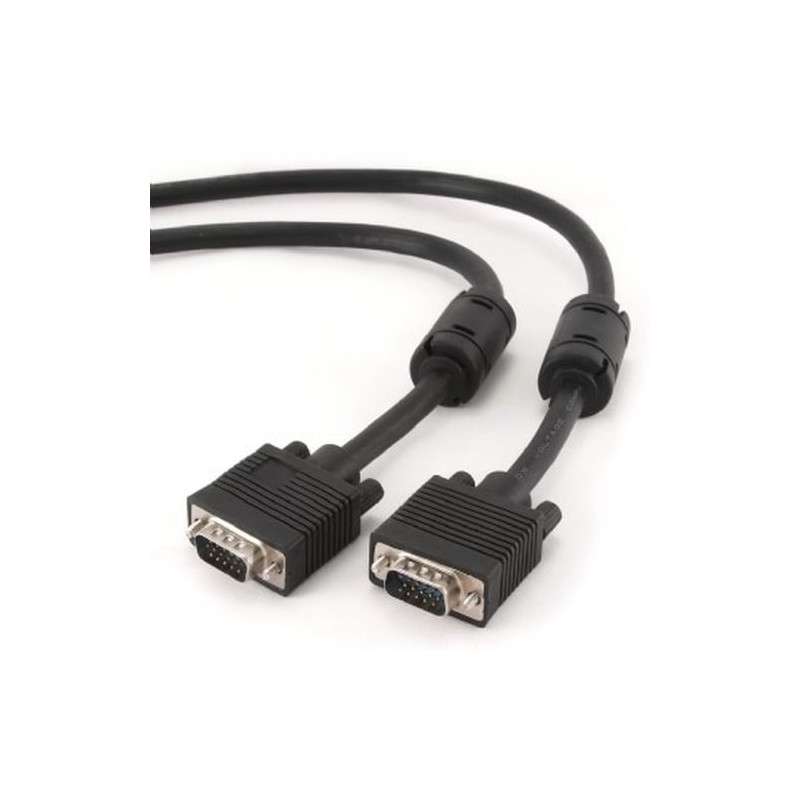cavo vga gembird vga (d-sub) a vga (d-sub) m/m 5m nero [cc-ppvga-5m-b]