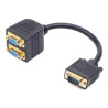 cavo vga gembird vga (d-sub) a 2x vga (d-sub) f/m nero [cc-vgax2-20cm]