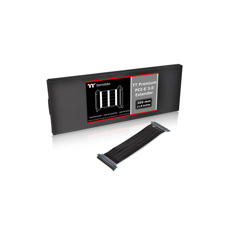 adattatore pci express extender thermaltake nero / 300mm [ac-045-cn1otn-c1]