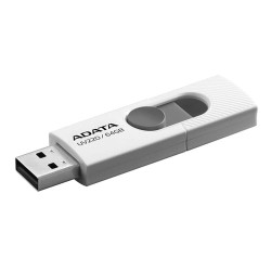 pen drive 64gb adata usb 2.0 uv220 bianco/grigio [auv220-64g-rwhgy]