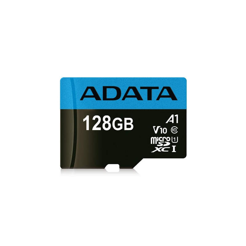 128gb scheda microsdxc adata uhs-i class 10 premier con adatt.