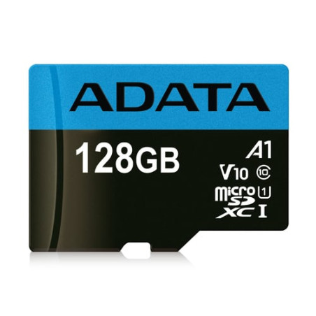 128gb scheda microsdxc adata uhs-i class 10 premier con adatt.