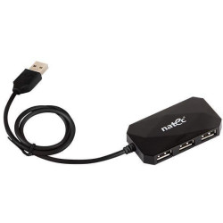 hub usb natec locust 4porte usb 2.0 nero [nhu-0647]